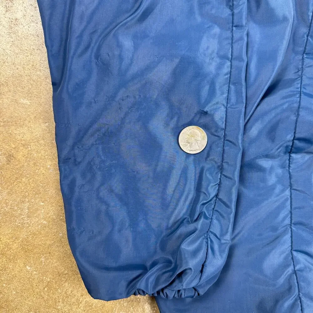 Vtg 70s‎ Russell Athletic Coach Jacket Youth Medium Blue Cavaliers Appliqué